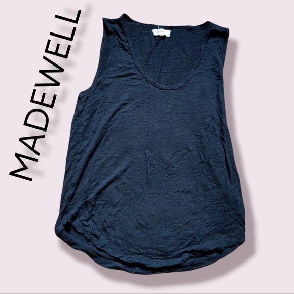 Madewell Tops - MADEWELL Black Sleeveless Tank